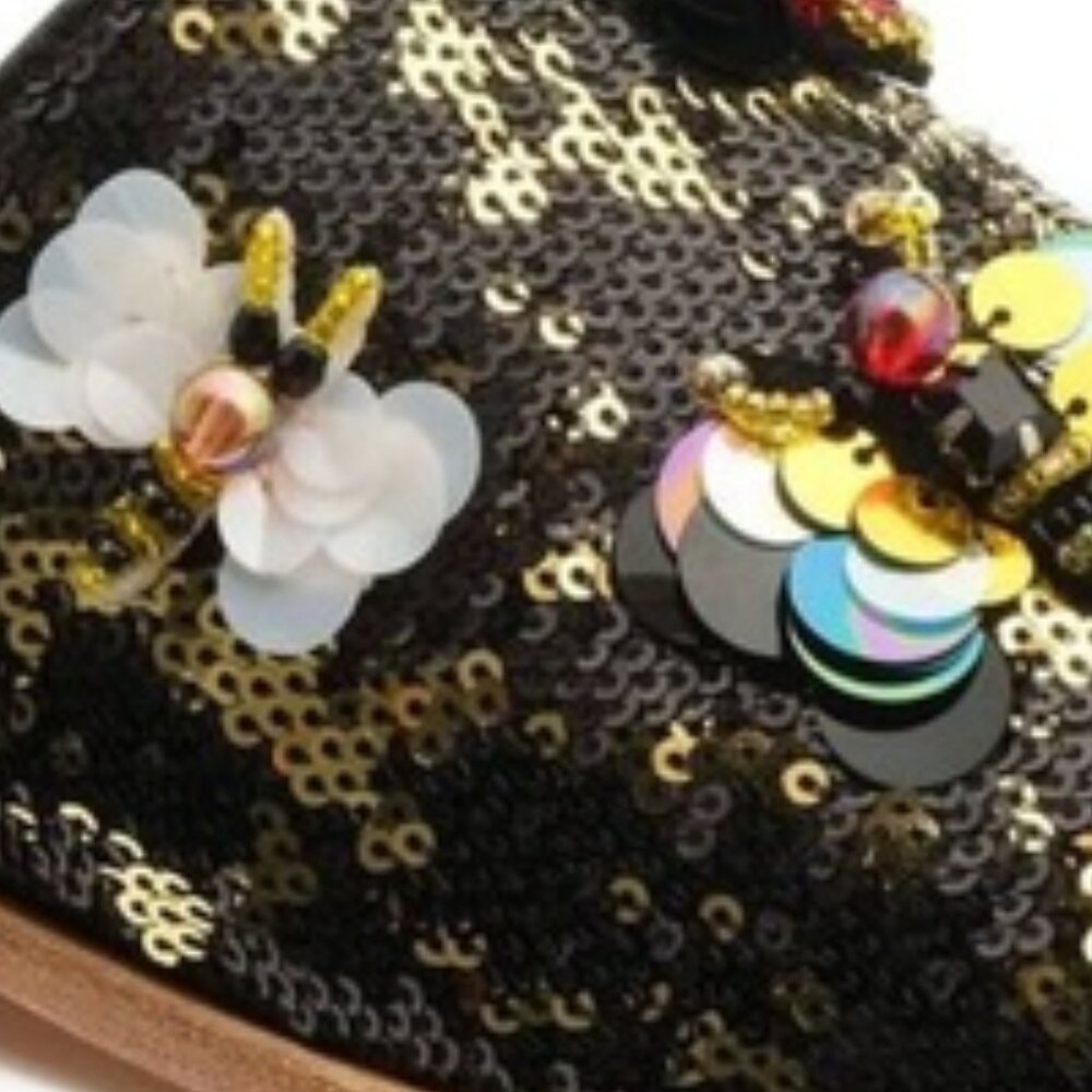 NEW ELIZABETH GILLETT ANTROPOLOGIE  BLACK RUFFLED SHRUG